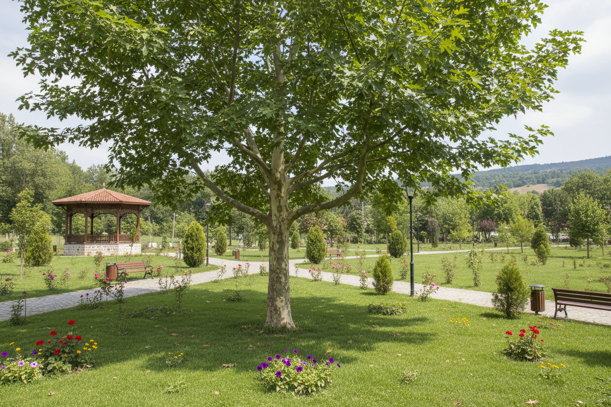 10 Yaşında Çınar - Parkta