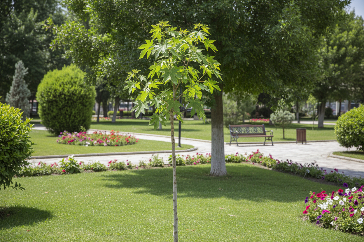 5 Yaşında Çınar - Parkta