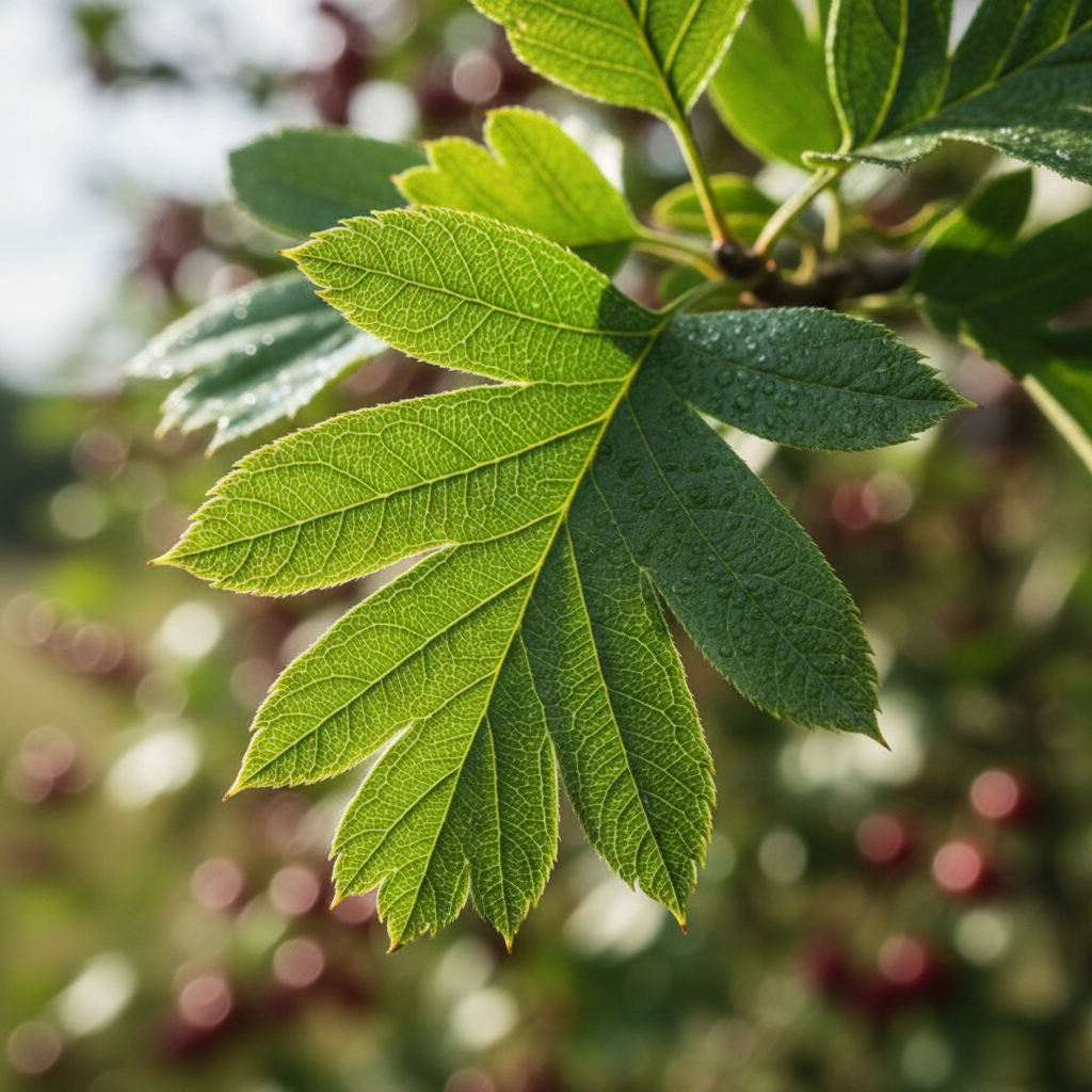 Alıç yaprak detayı
