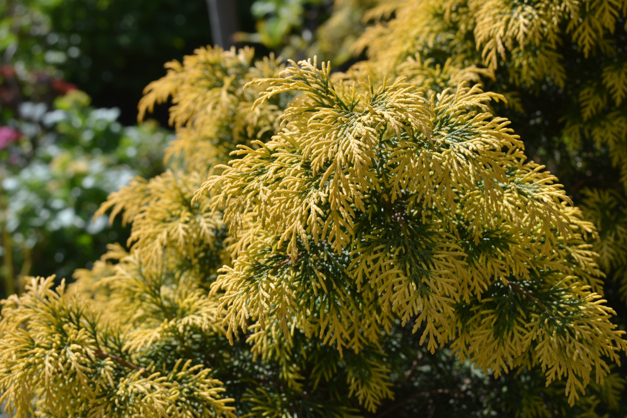 Alacalı Leylandi Yaprak Detayı