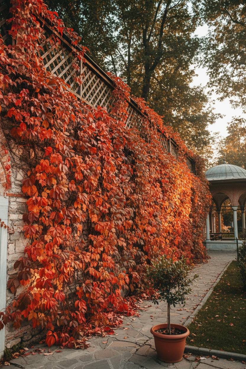 Amerikan Sarmaşığı Duvar Kaplaması