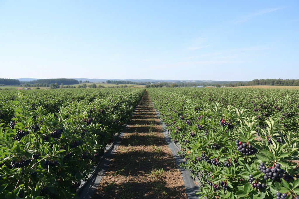 Aronya üretim bahçesi