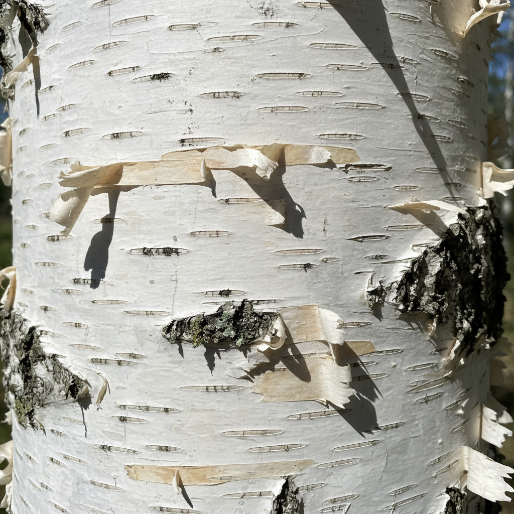 Betula Huş Ağacı Kabuk Detayı