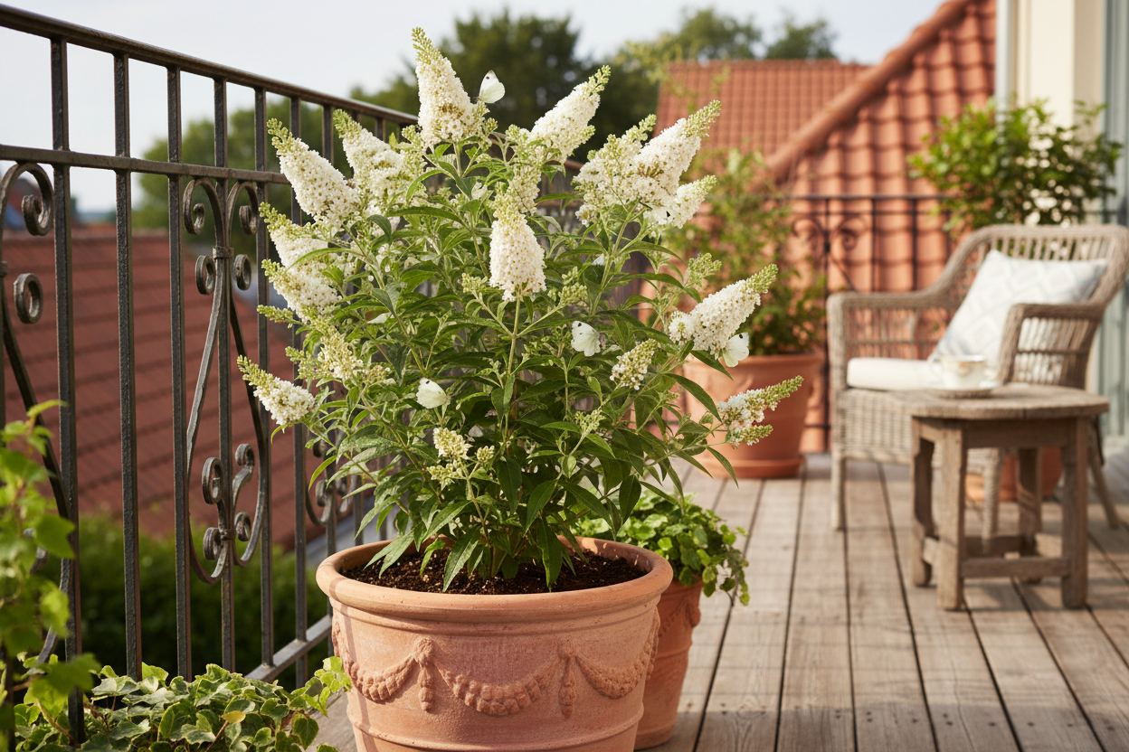 Beyaz Kelebek Çalısı - Balkon