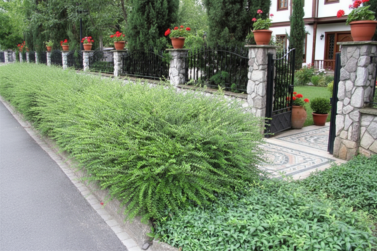 Bodur Hanımeli - Ev Bahçesi Çit