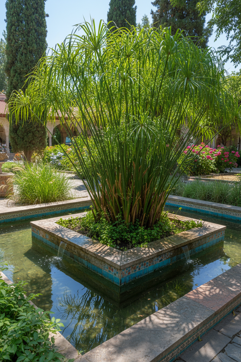 Cyperus Alternifolius Olgun Bitki