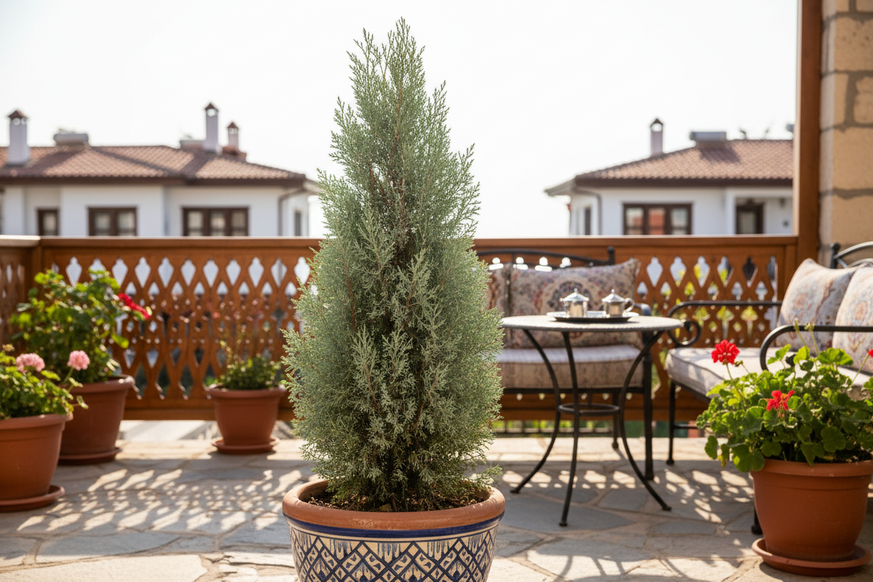 Elwodi Ağacı - Balkon/Terasta