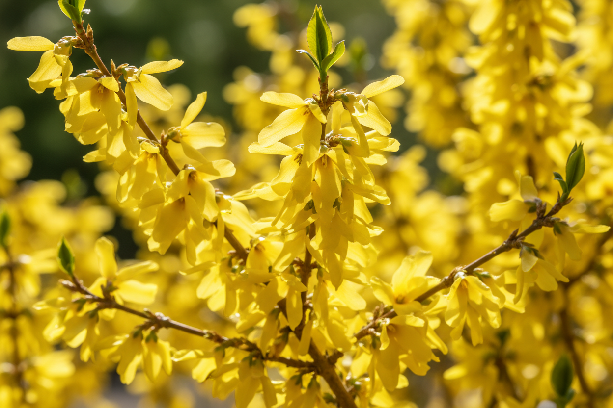 Forsythia Mini Gold - Çiçek Detayı