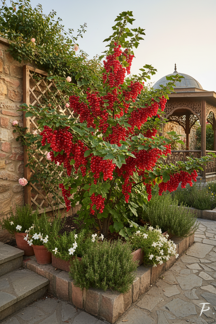 Frenk Üzümü Çalısı - Meyveli