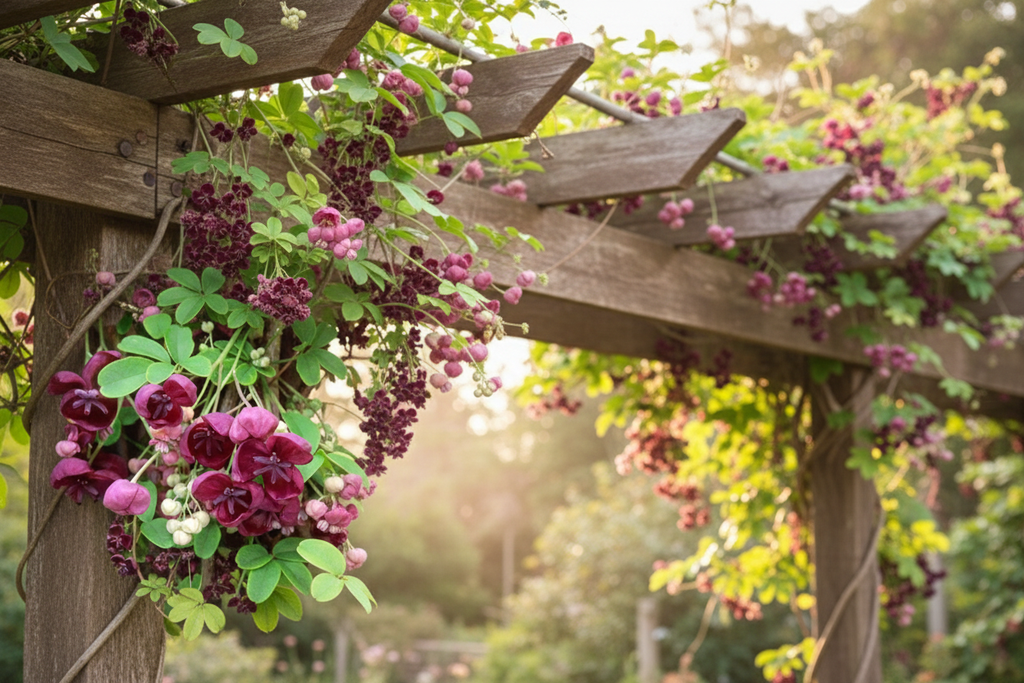 Çikolata Sarmaşığı - Bahçe Kullanımı