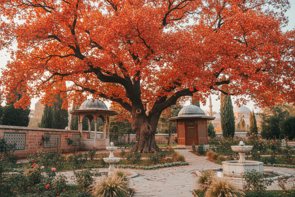 Kırmızı Amerikan Meşesi Sonbahar