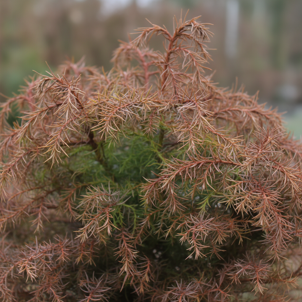 Kadife Çam Yaprak ve Dal Detayı