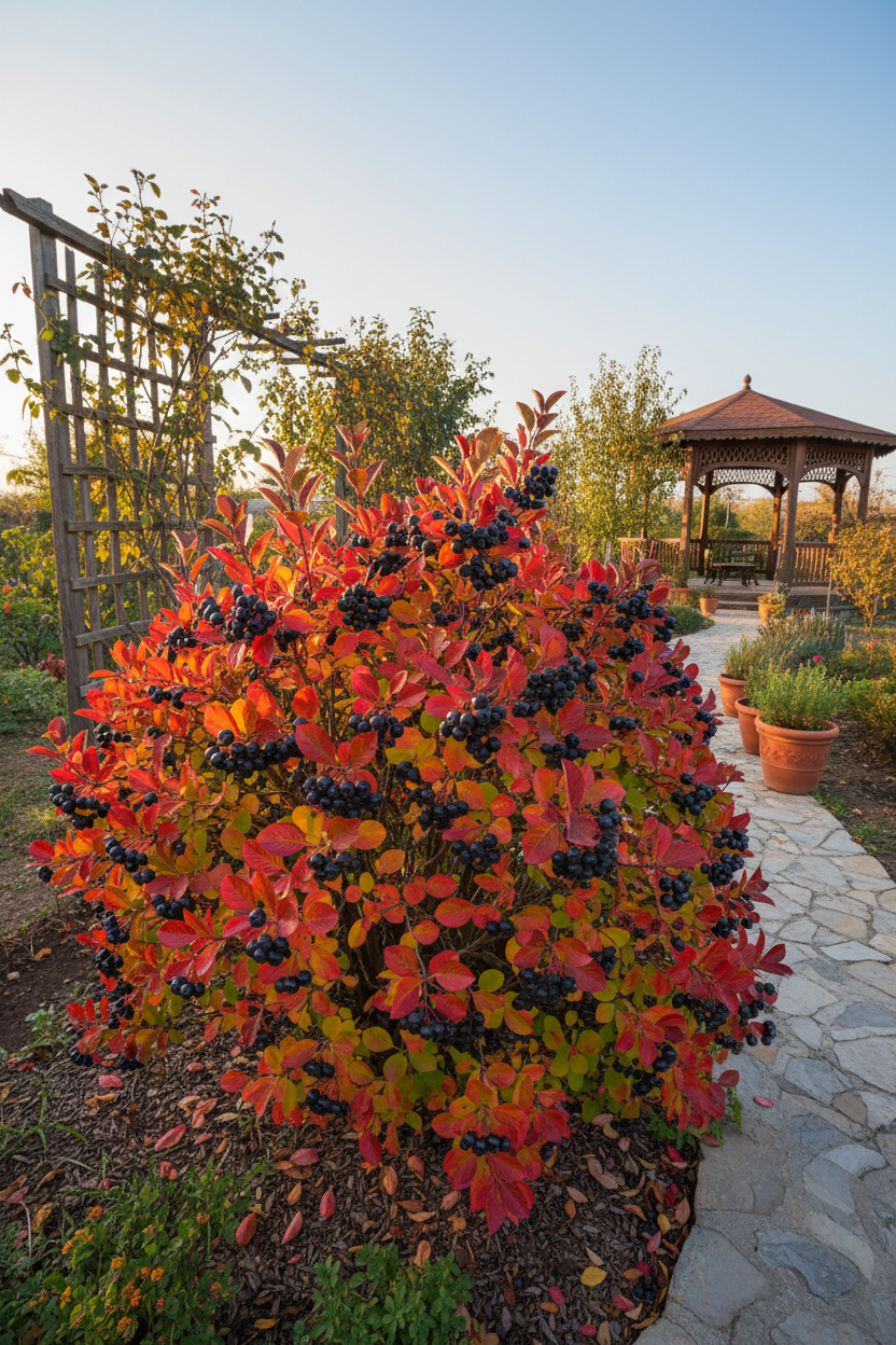 Kara Aronya Çalısı - Sonbahar