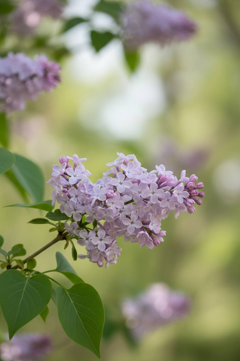 Leylak Çiçeği - Basit Dal