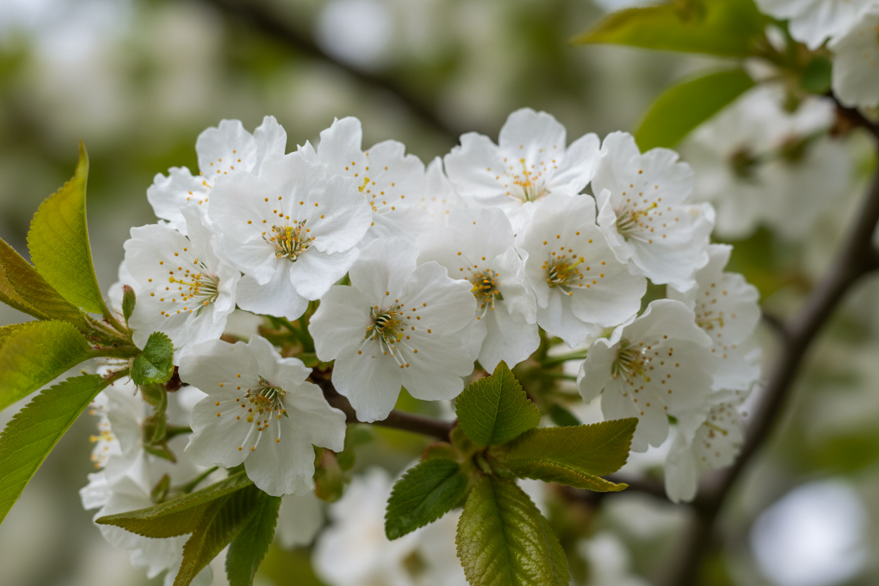 Mahlep Çiçek Detayı