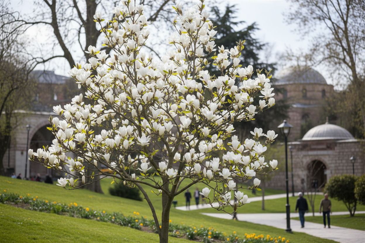Manolya - Çiçek ve Yaprak