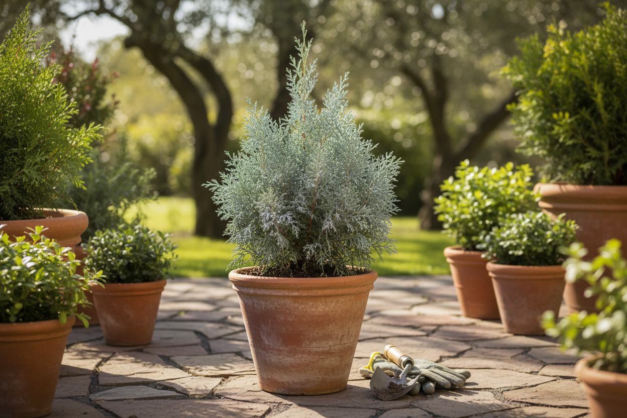 Mavi Servi Arizona - Bahçe