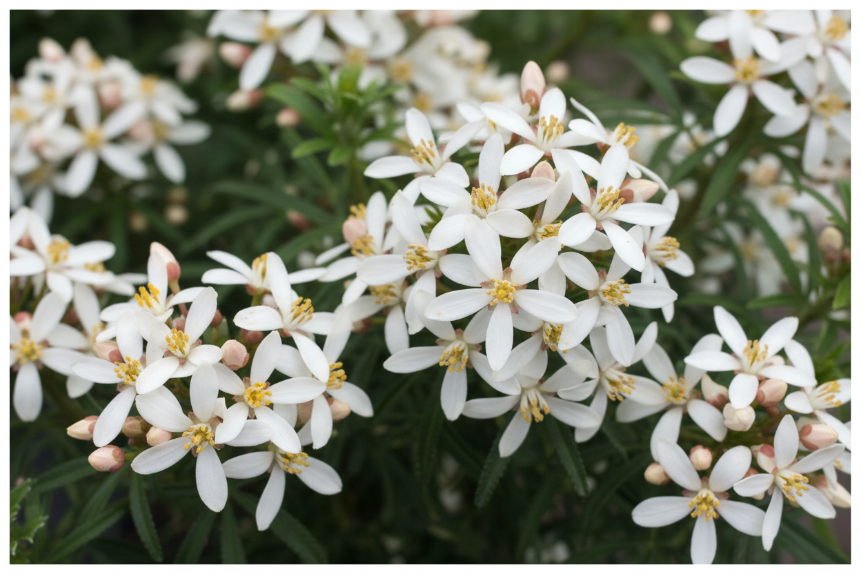 Meksika Portakal Çiçeği - Çiçek Detayı