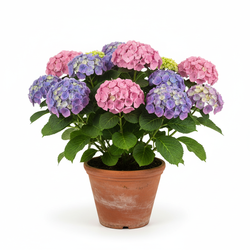 Ortanca Çiçeği - Karışık Renkli