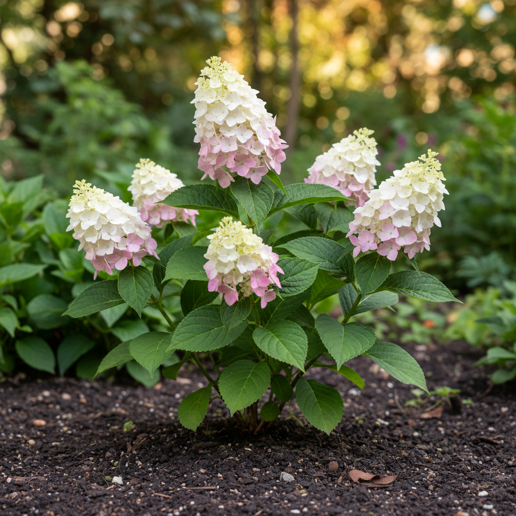 Ortanca Panikulata - Pembe Beyaz