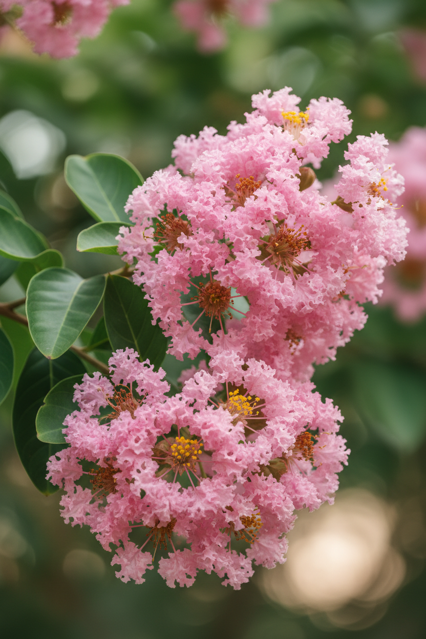 Oya Ağacı Çiçeği - Fırfırlı Pembe