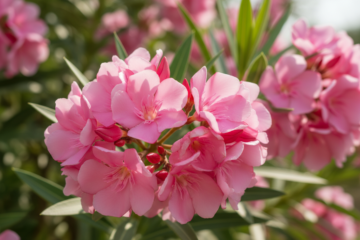 Pembe Zakkum Çiçek Detayı