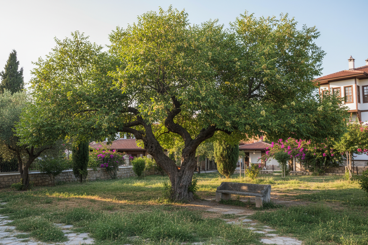 Sapindus Sabun Ağacı Bahçede