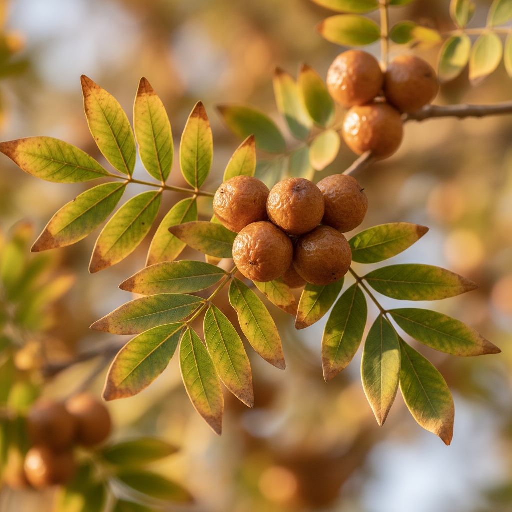 Sapindus Sabun Meyvesi Detayı