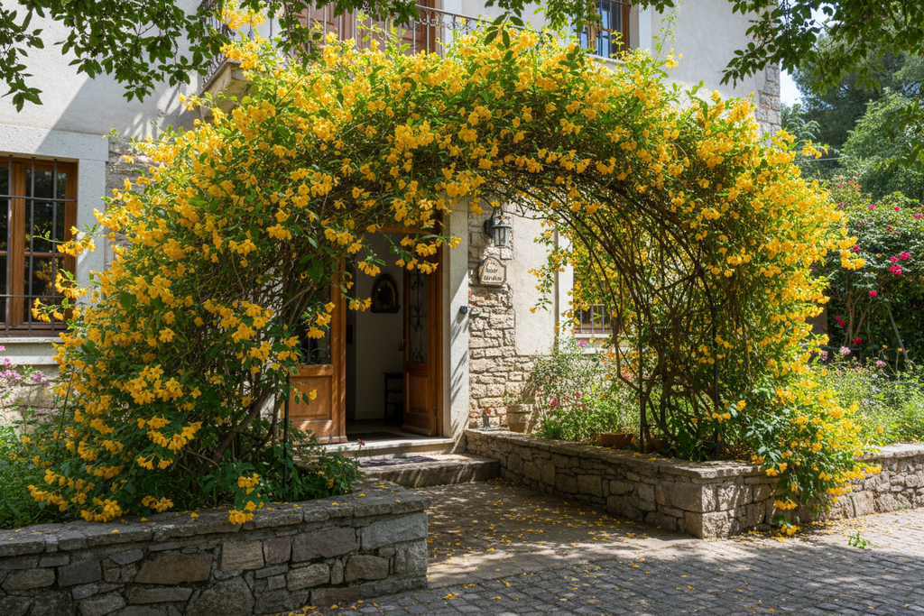 Sarı Çalı Yasemin - Bina Girişi