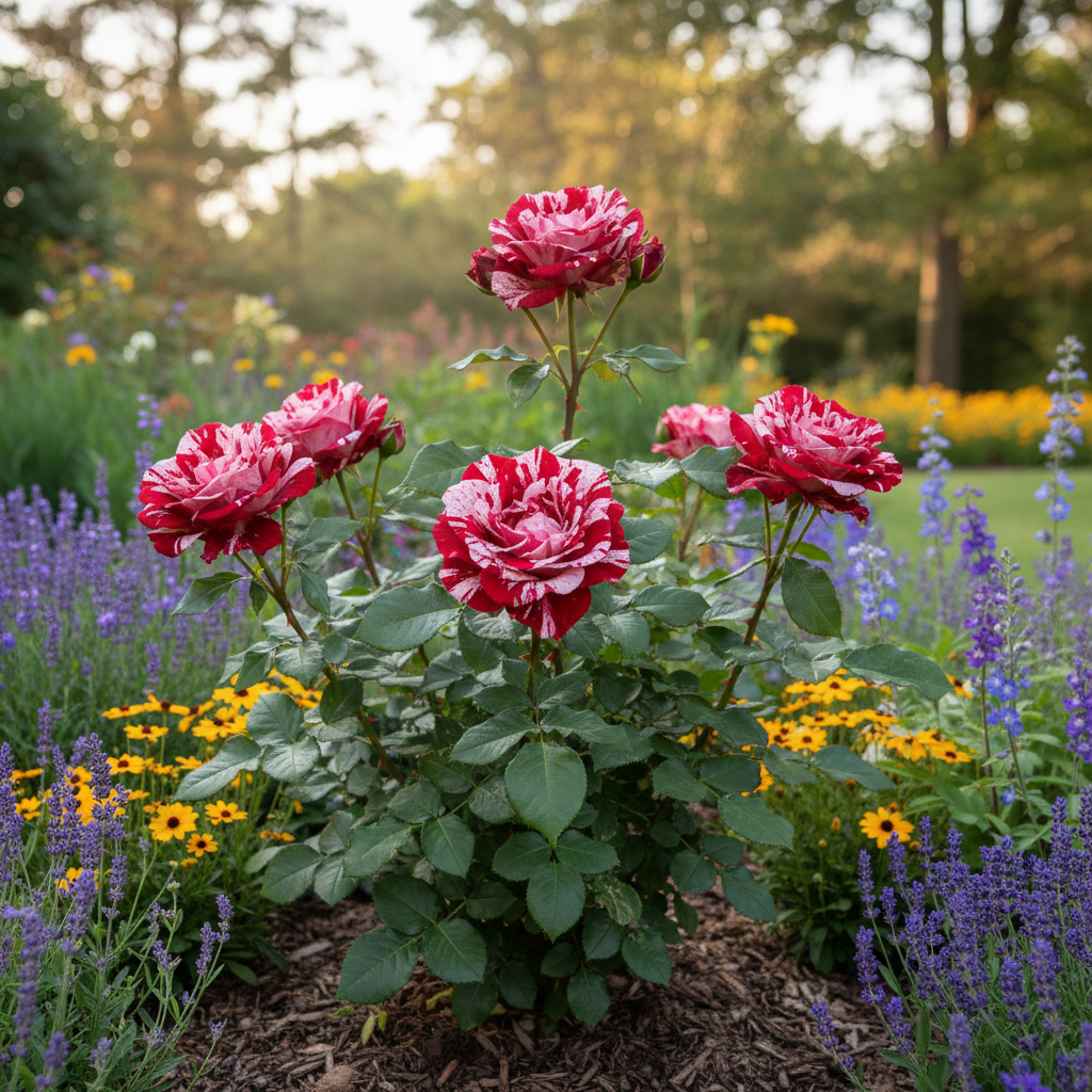 Türkiyem gülü bahçede
