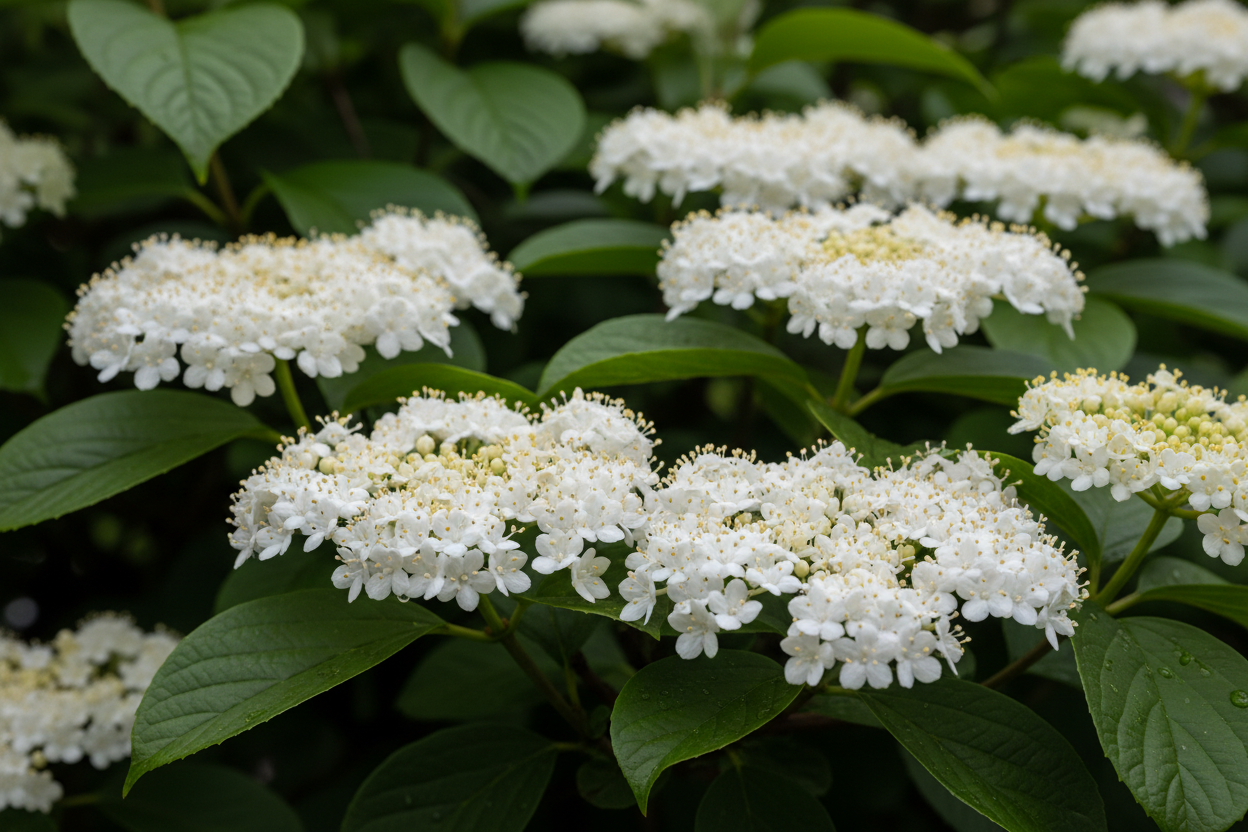 Viburnum Lucidum Çiçek Detayı