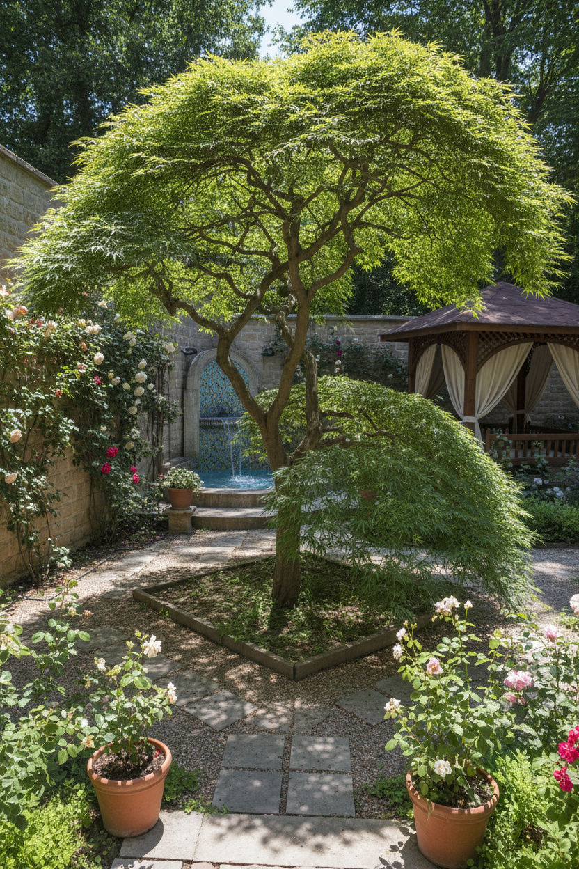 Yeşil Japon Akçaağacı Olgun Ağaç