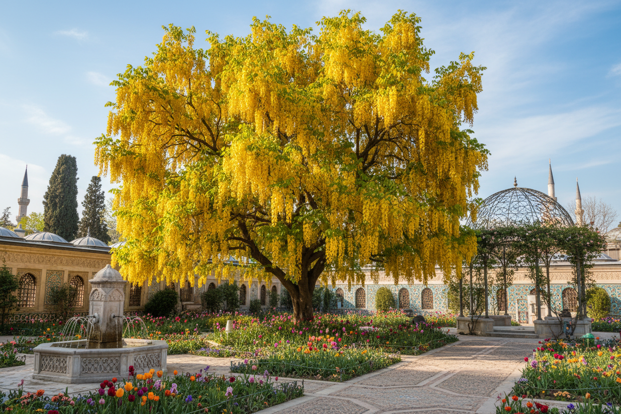 Yetişmiş Sarı Salkım Ağacı